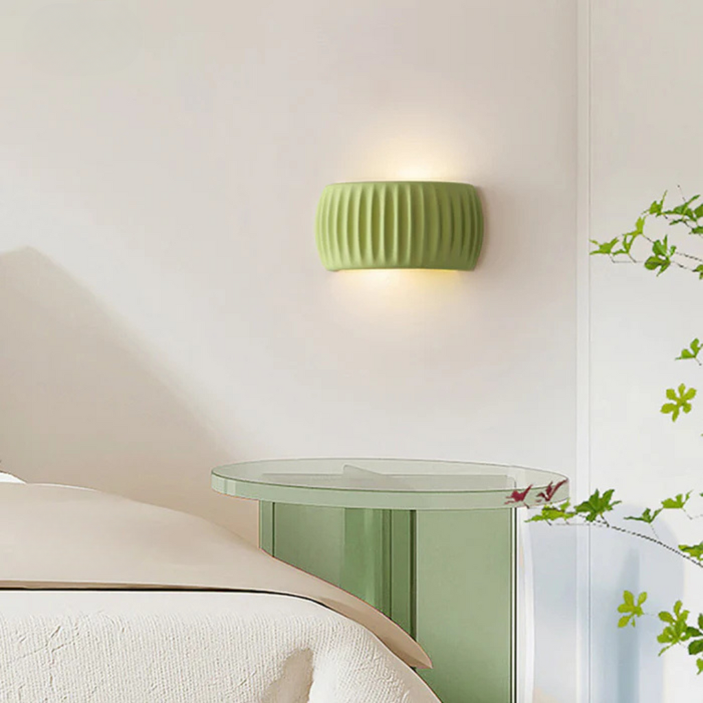 NovaLume Modern Resin Wall Light for Living Room and Bedroom