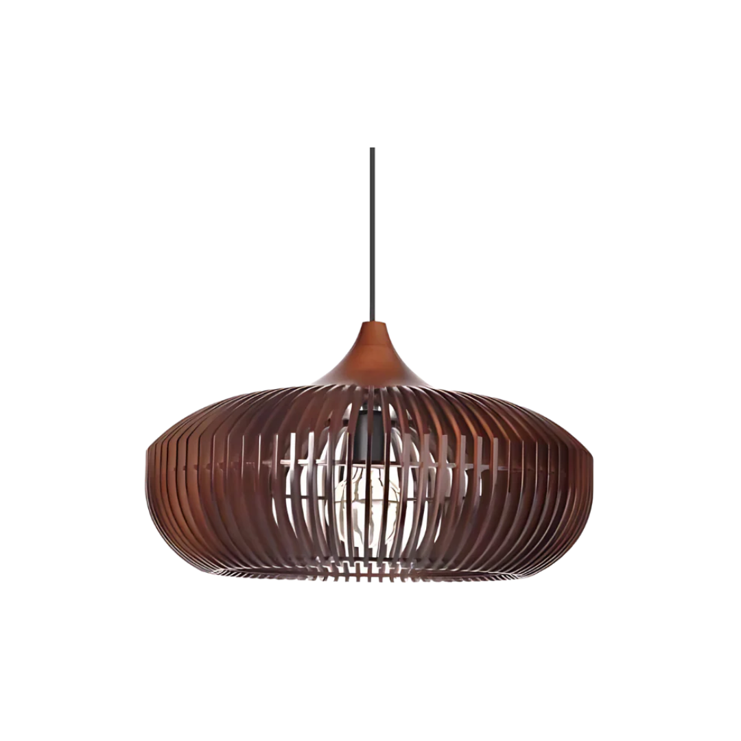 Novaelle Japandi Pendant Lamp With Warm Wall Lighting