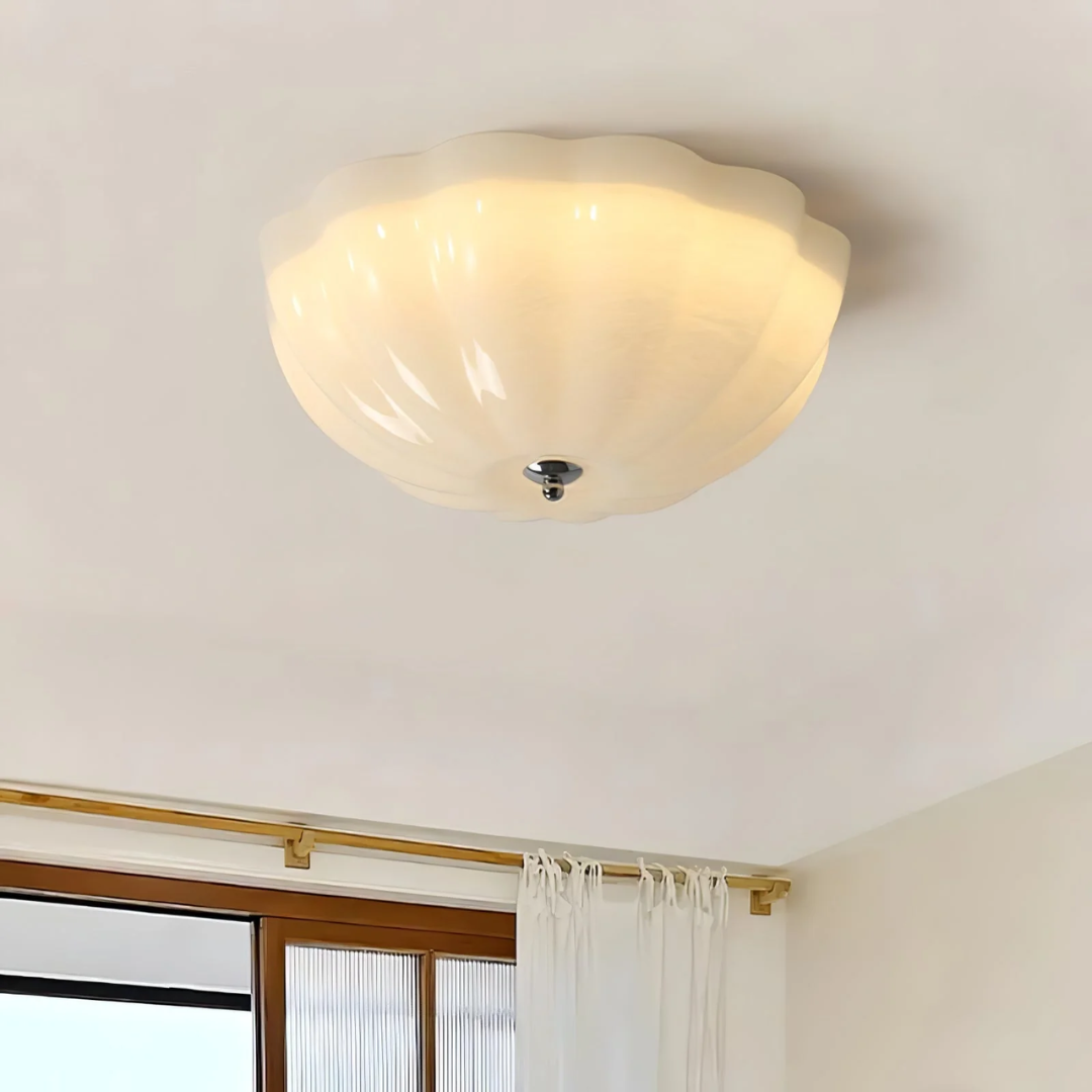 LustreShell Luxury Shell Ceiling Light For Living Room