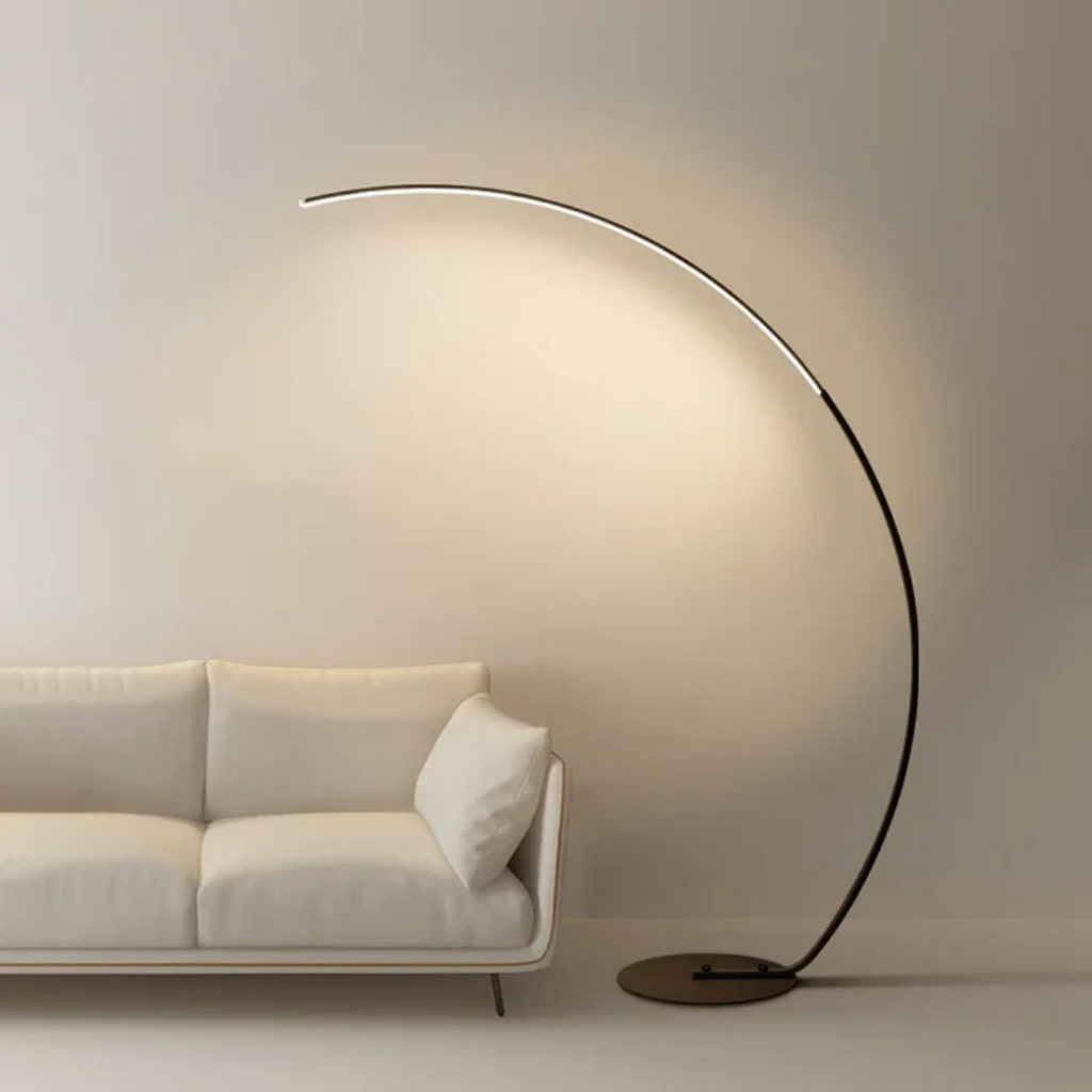 Astra Minimalist Arc LED Floor Lamp for Living Room and Bedroom