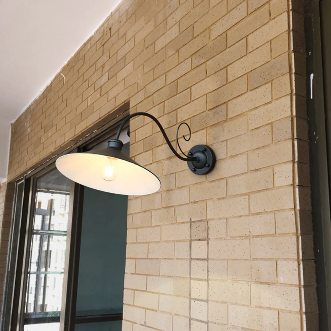 Heronstone Vintage Outdoor Wall Light With IP65 LED Compatibility
