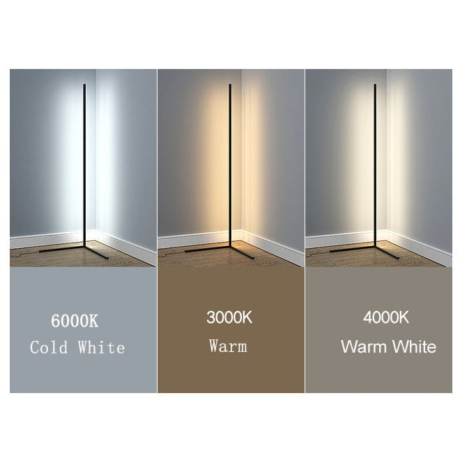 LumenNook Corner LED Floor Lamp Dimmable Minimalist Design