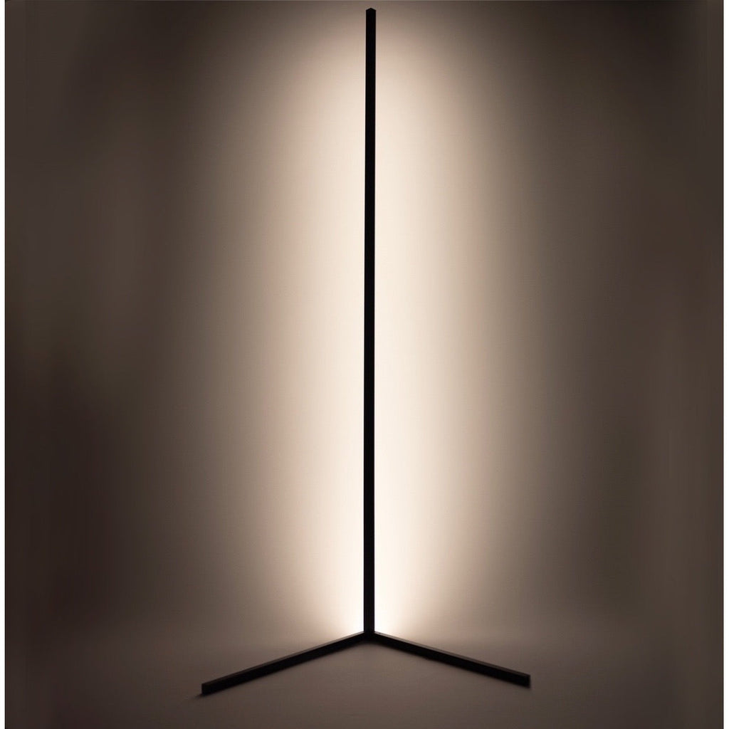 LumenNook Corner LED Floor Lamp Dimmable Minimalist Design