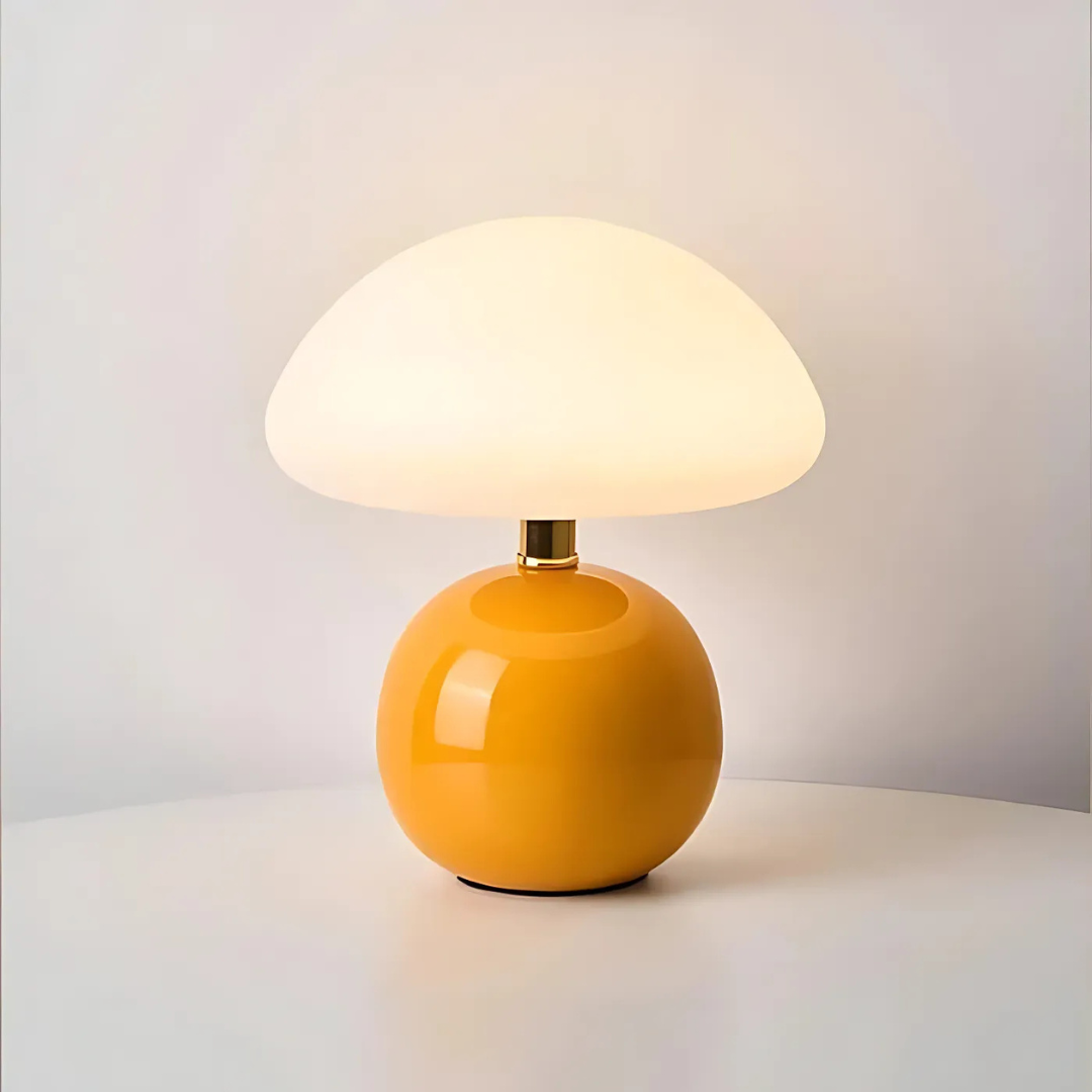 MycoGlow Mushroom LED Table Lamp for Cozy Bedrooms