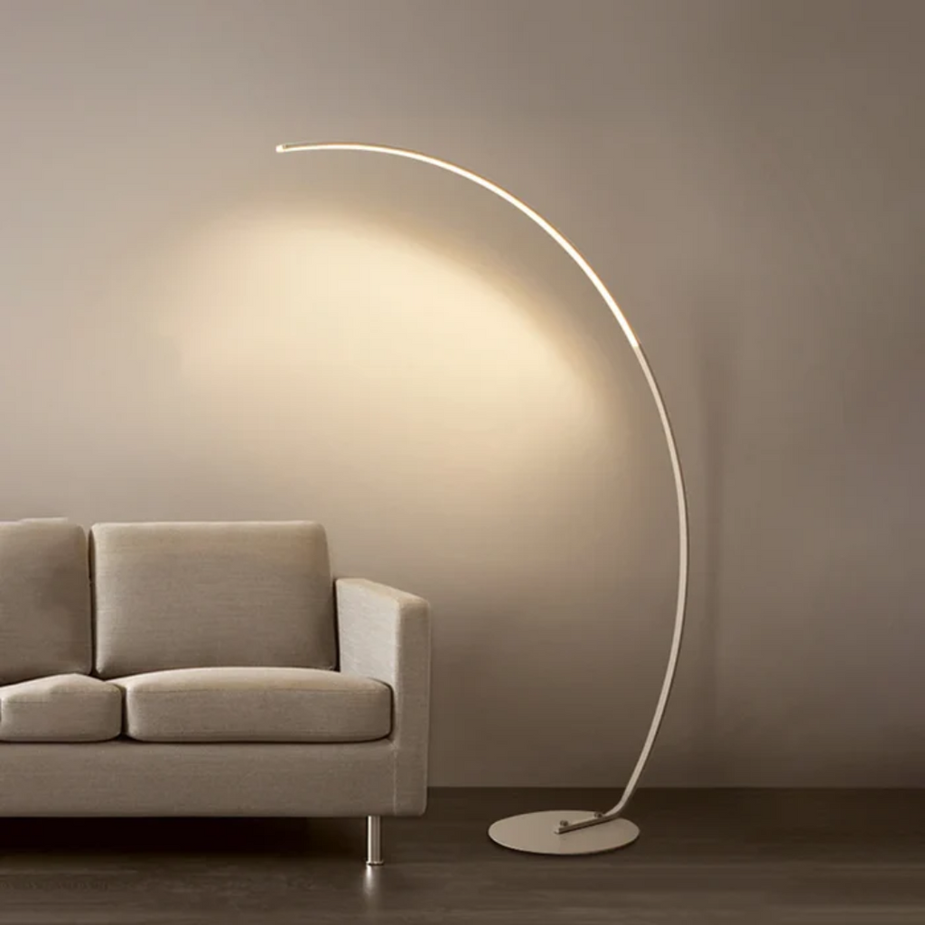 Astra Minimalist Arc LED Floor Lamp for Living Room and Bedroom