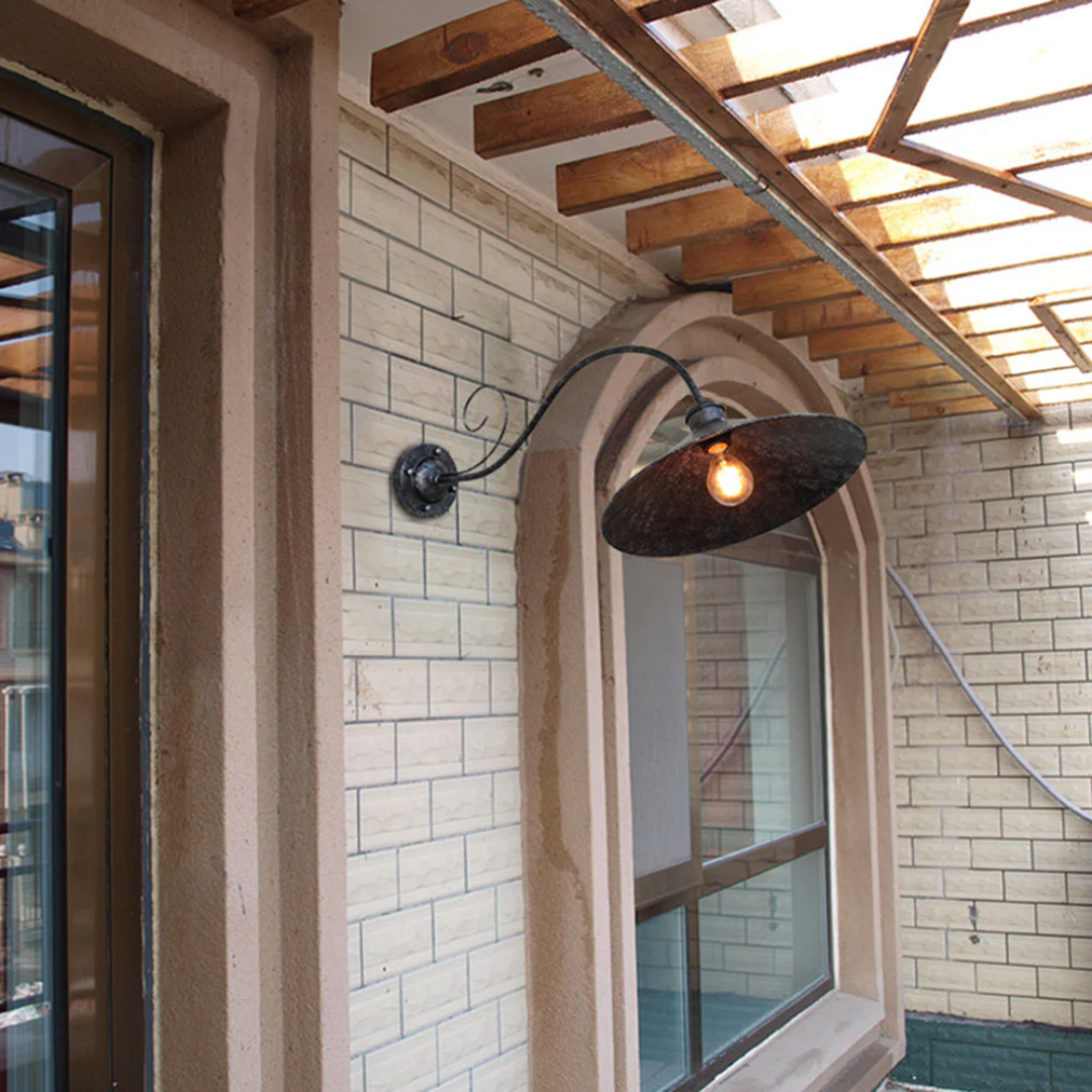 Heronstone Vintage Outdoor Wall Light With IP65 LED Compatibility