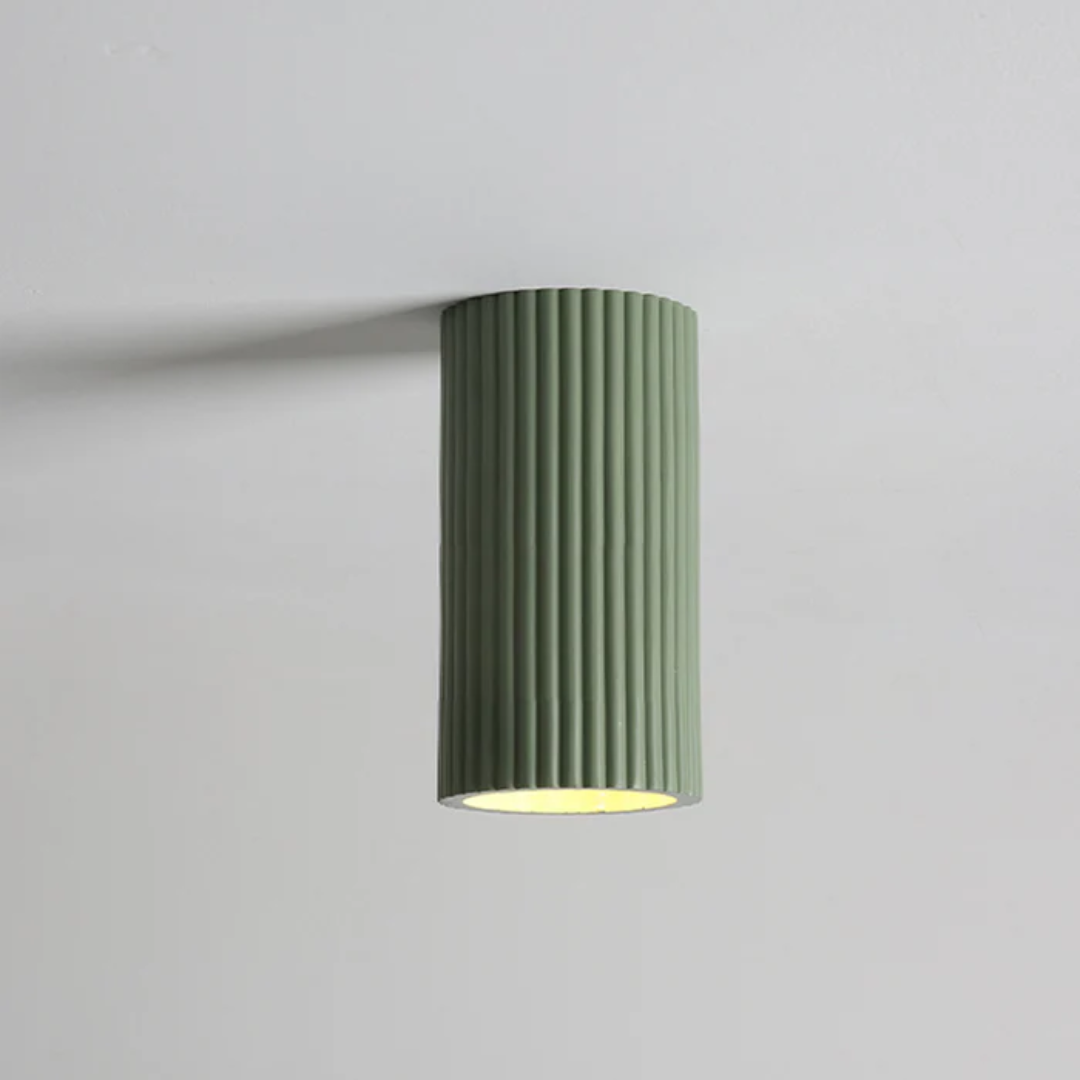 Lyra Minimal Resin Ceiling Light For Hallways And Entryways
