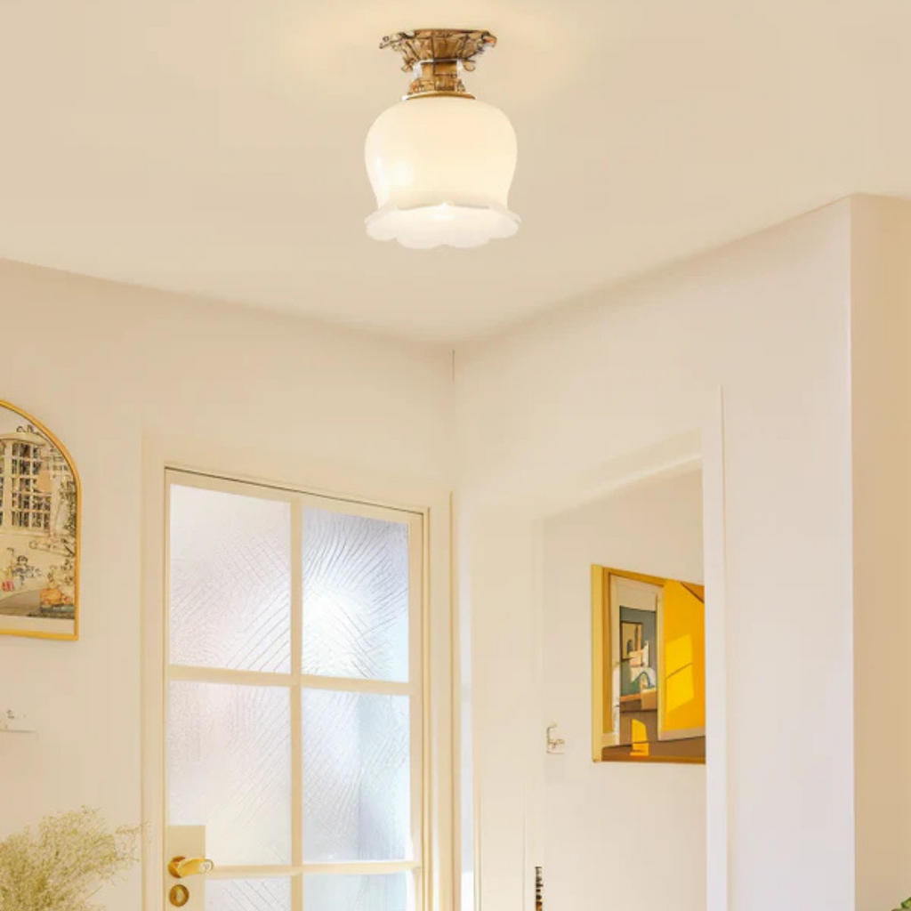 Luminra Vintage Flower LED Ceiling Light Deluxe Fixture