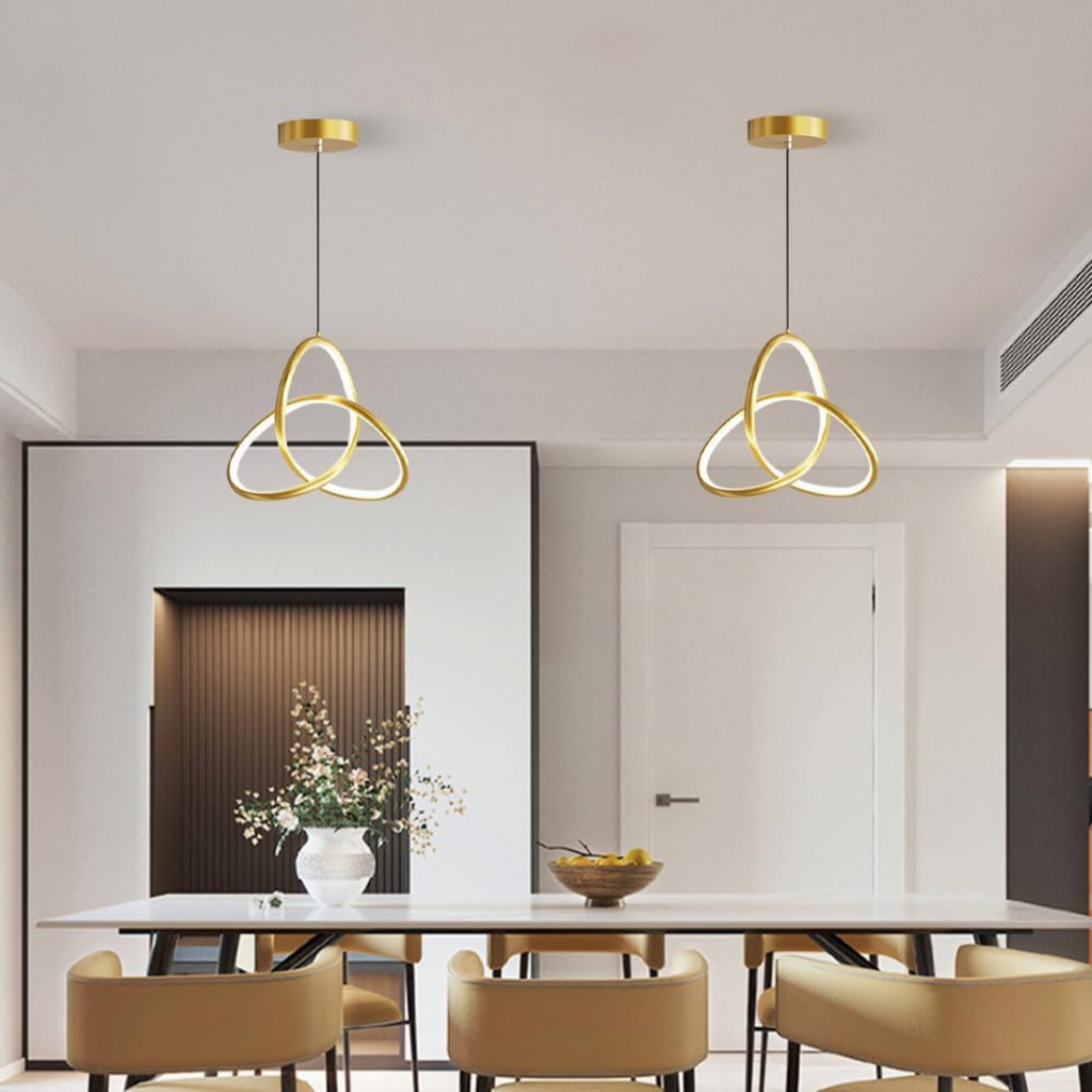 AstraLume Contemporary LED Dining Pendant Light With Designer Finish