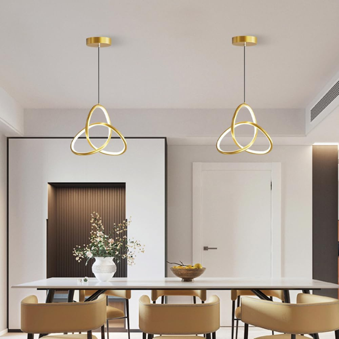 AstraLume Contemporary LED Dining Pendant Light With Designer Finish