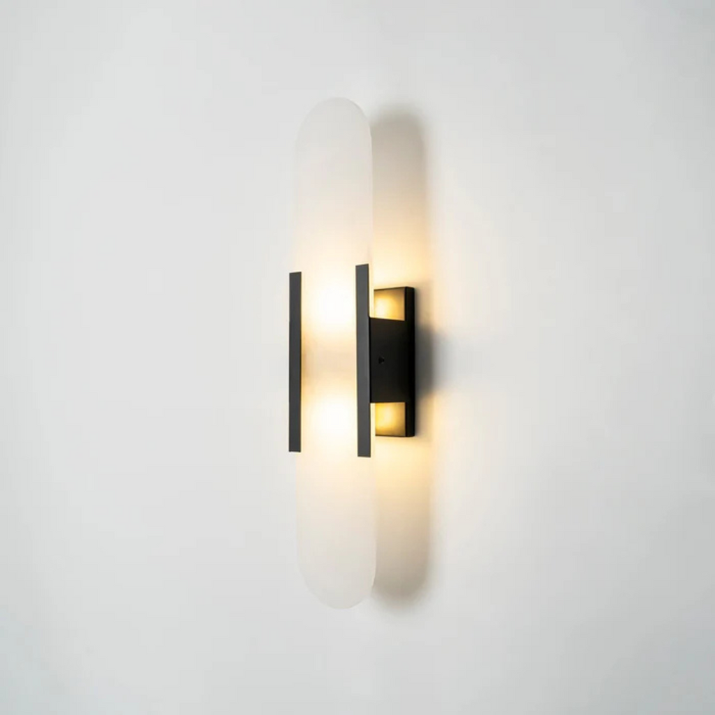 LumaNova Marble LED Wall Light for Ambient Indoor Lighting