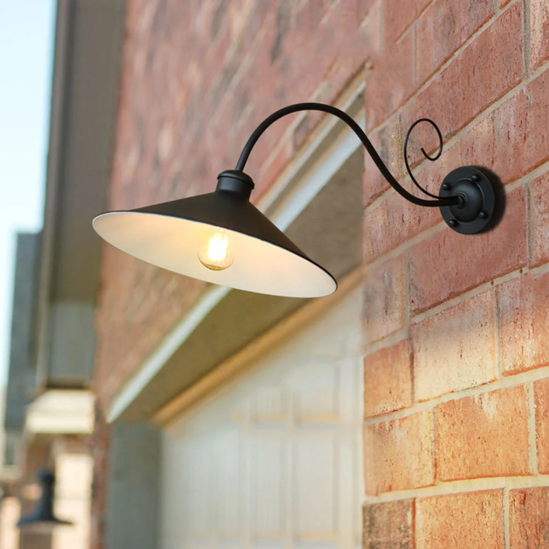 Heronstone Vintage Outdoor Wall Light With IP65 LED Compatibility