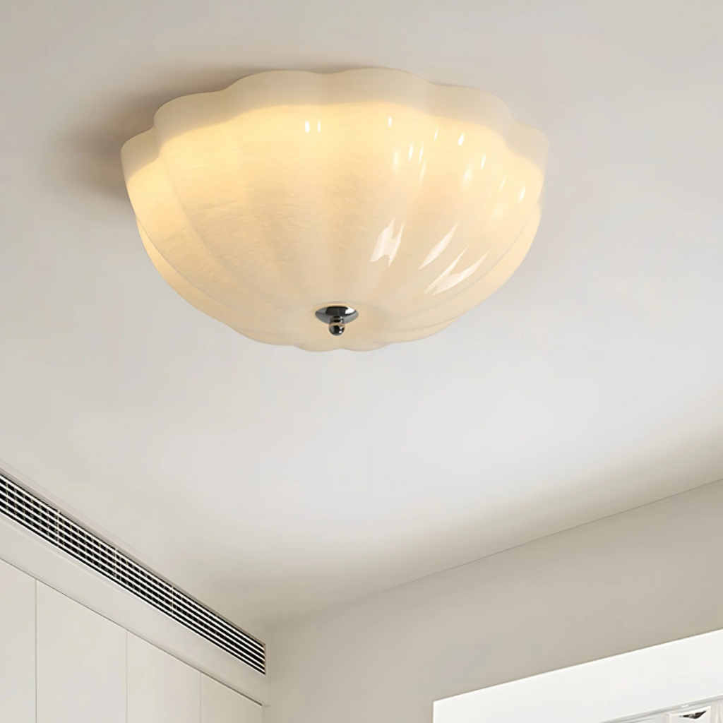 LustreShell Luxury Shell Ceiling Light For Living Room