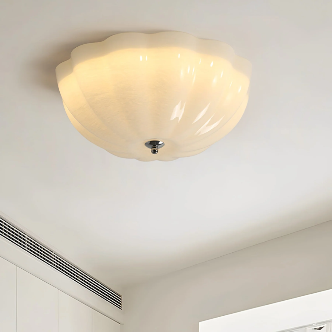 LustreShell Luxury Shell Ceiling Light For Living Room