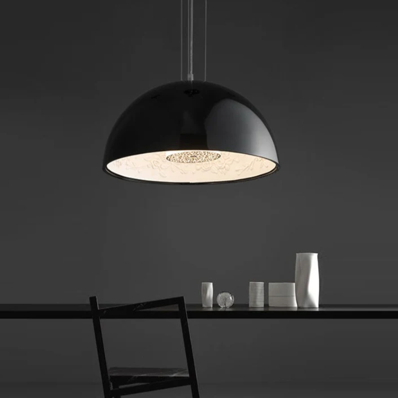 Astraio LED Pendant Light in Italian Resin and Glass