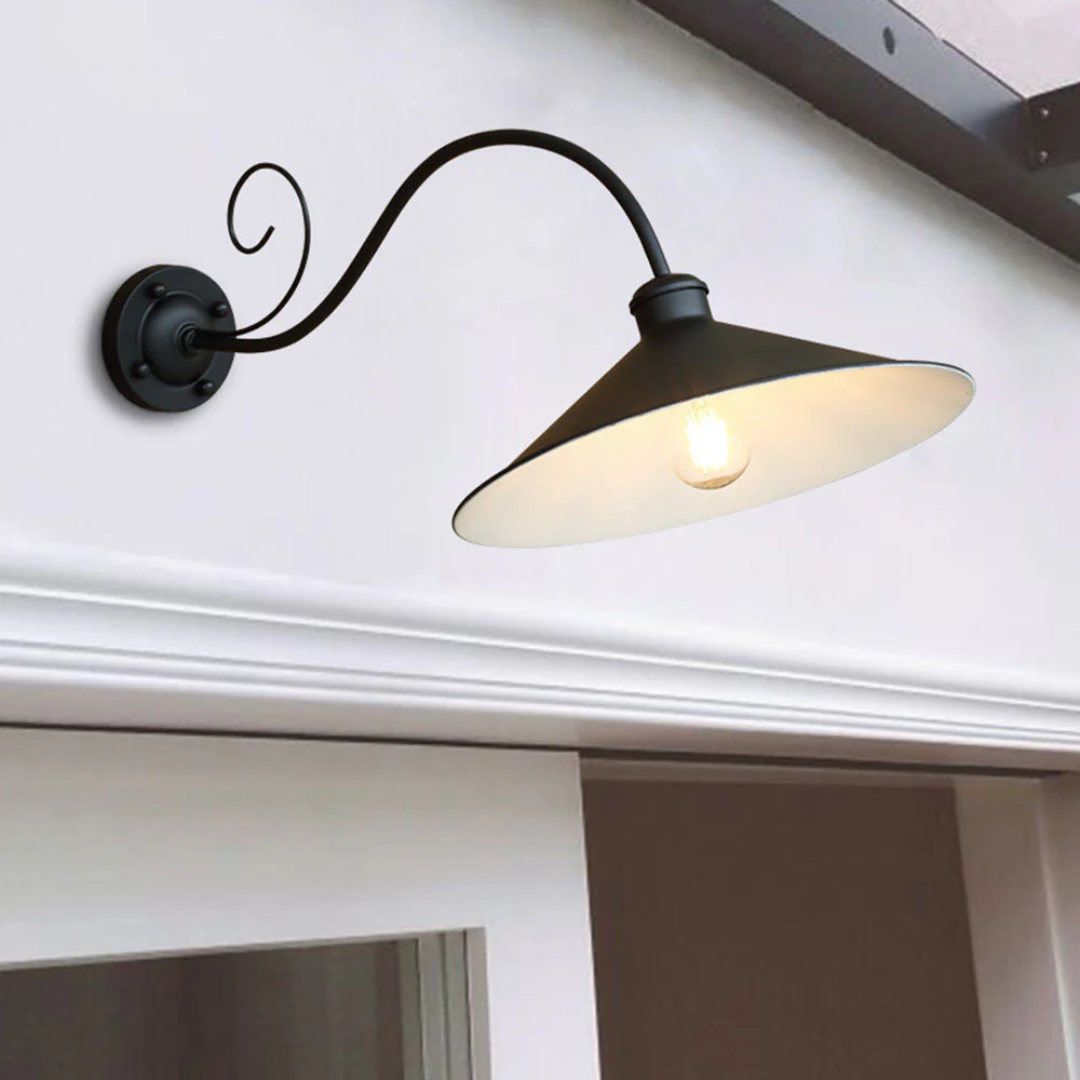 Heronstone Vintage Outdoor Wall Light With IP65 LED Compatibility