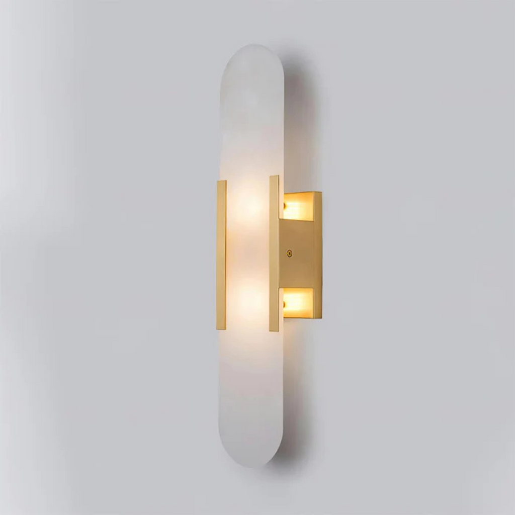 LumaNova Marble LED Wall Light for Ambient Indoor Lighting