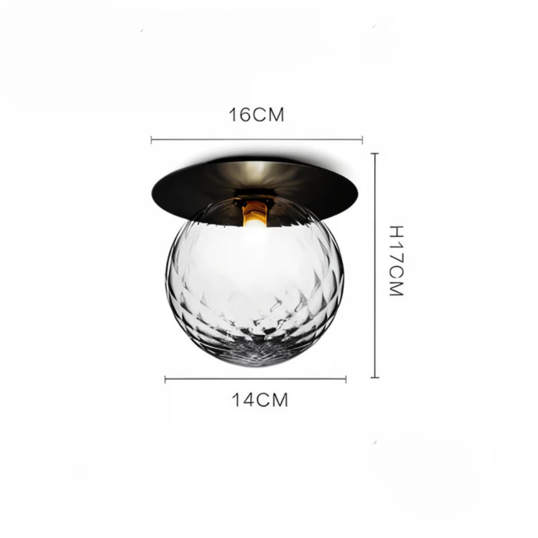 NovaLume Crystal Orbs LED Ceiling And Wall Lamp Ambient Lighting