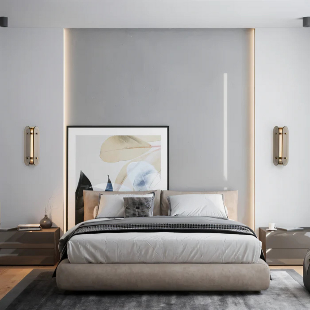 Aurelo Luxury Glass LED Wall Light for Modern Interiors