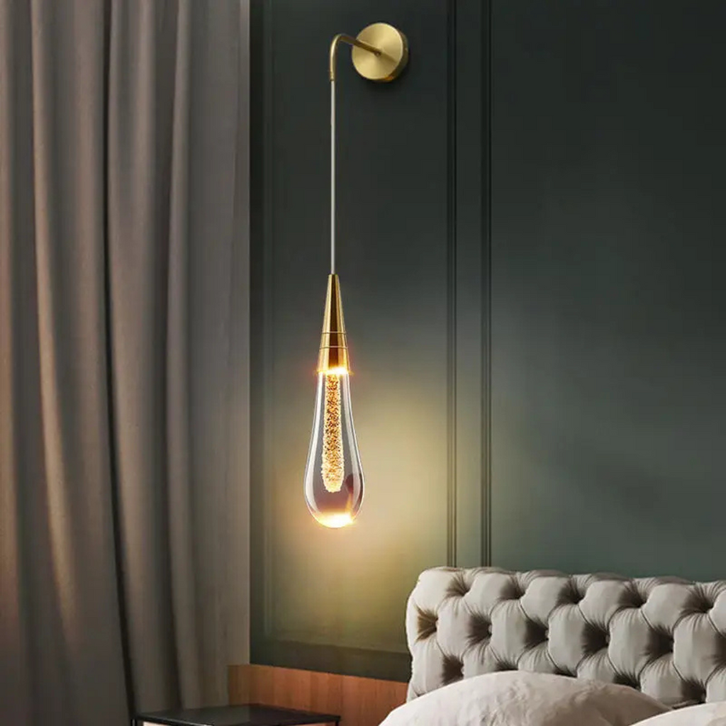 Aurea Lux Wall Lamp Elegant Indoor Hanging Light for Living Room
