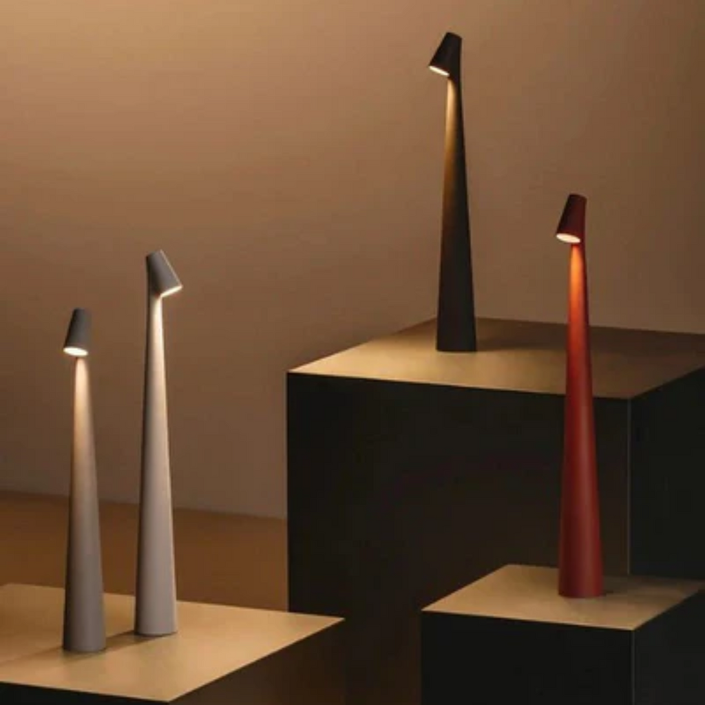 LunaNord Wireless Nordic LED Table Lamp Night Light