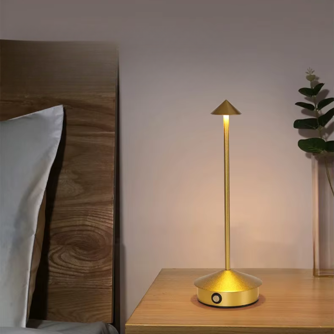 Aurelo Wireless Waterproof Dimmable LED Table Lamp With USB C Rechargeable