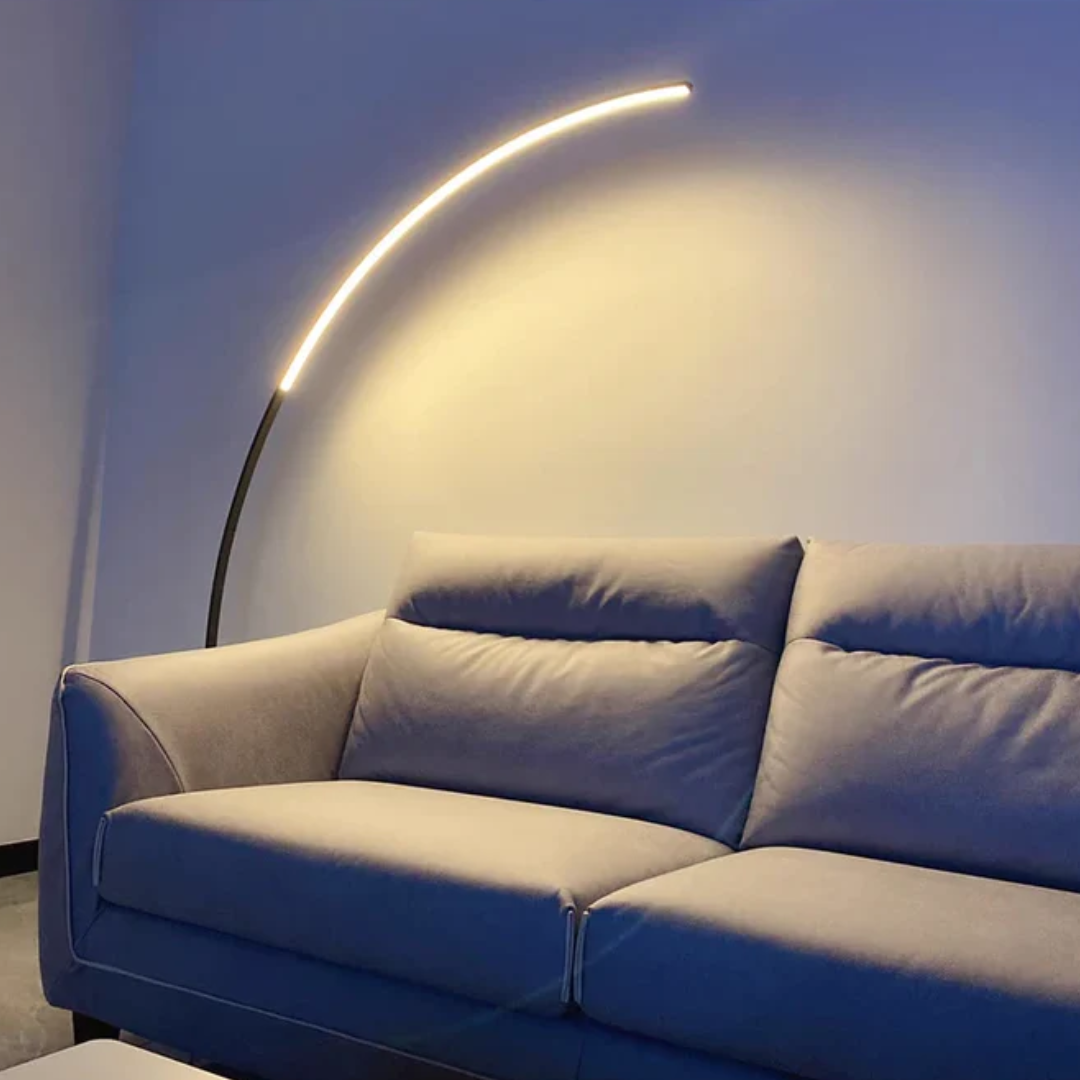 Astra Minimalist Arc LED Floor Lamp for Living Room and Bedroom