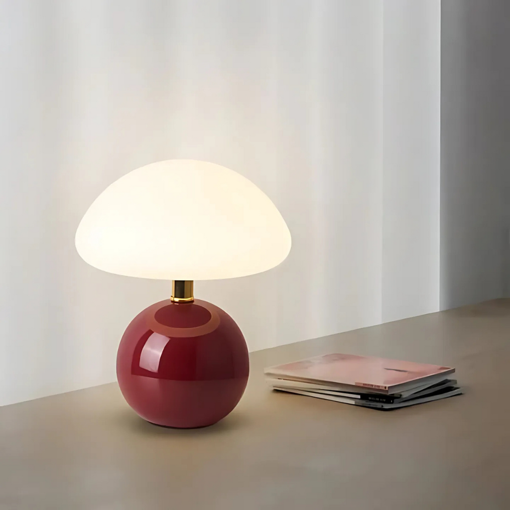 MycoGlow Mushroom LED Table Lamp for Cozy Bedrooms