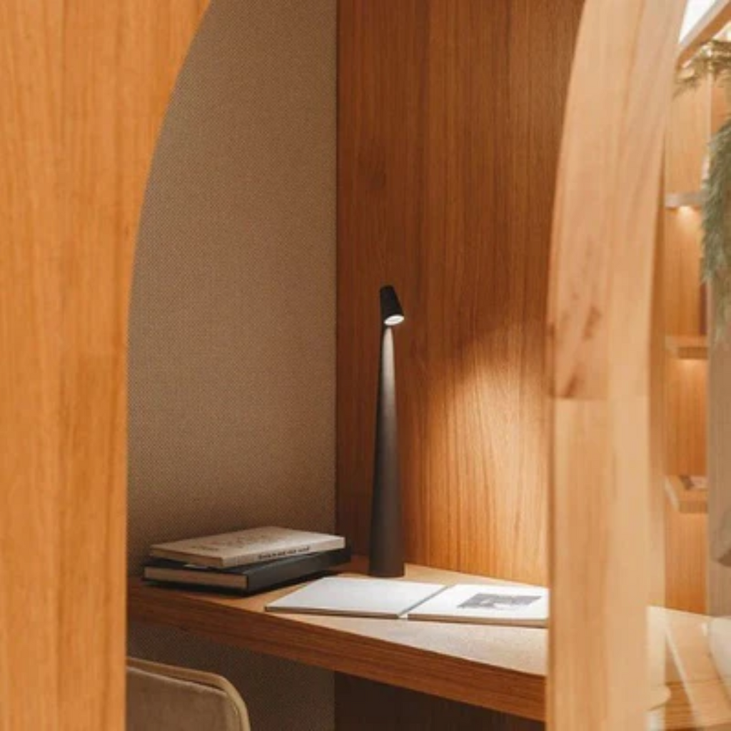 LunaNord Wireless Nordic LED Table Lamp Night Light