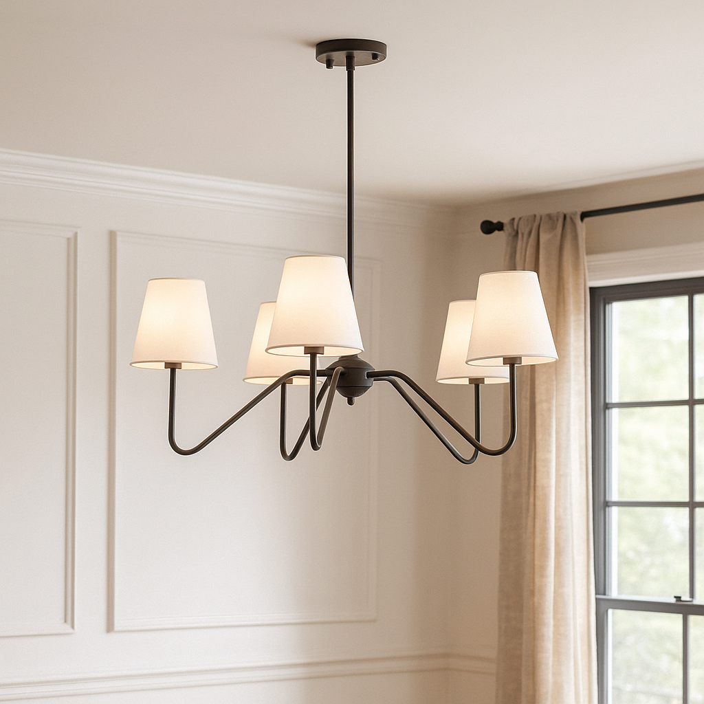 Aurela Silk Pendant Light For Bedroom With Soft Glow