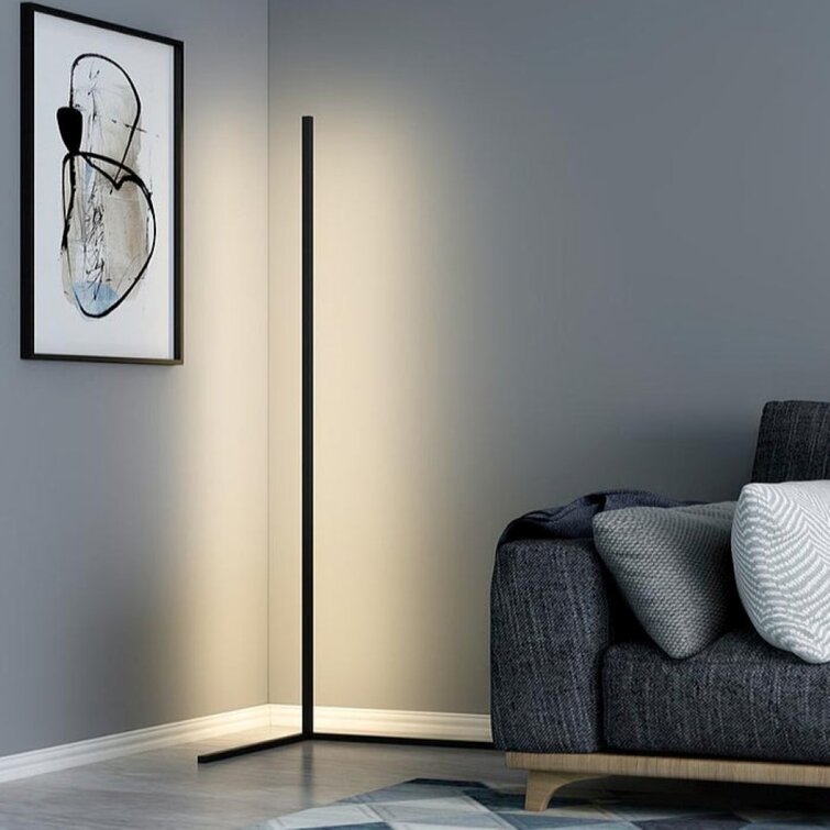 LumenNook Corner LED Floor Lamp Dimmable Minimalist Design