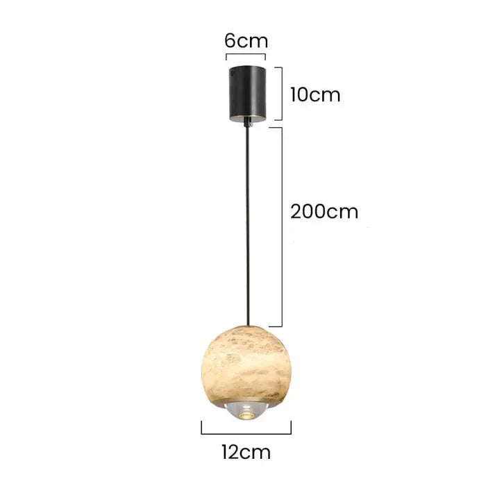 Sylara Marble Pendant Light Elegant Scandinavian Ceiling Fixture