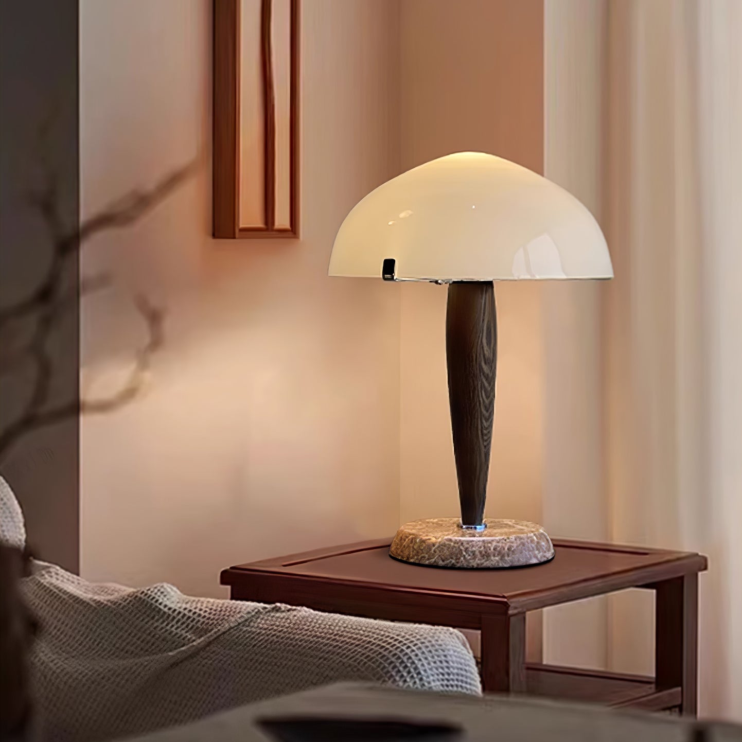 Arius Table Lamp for Warm Welcome Living Room Ambience