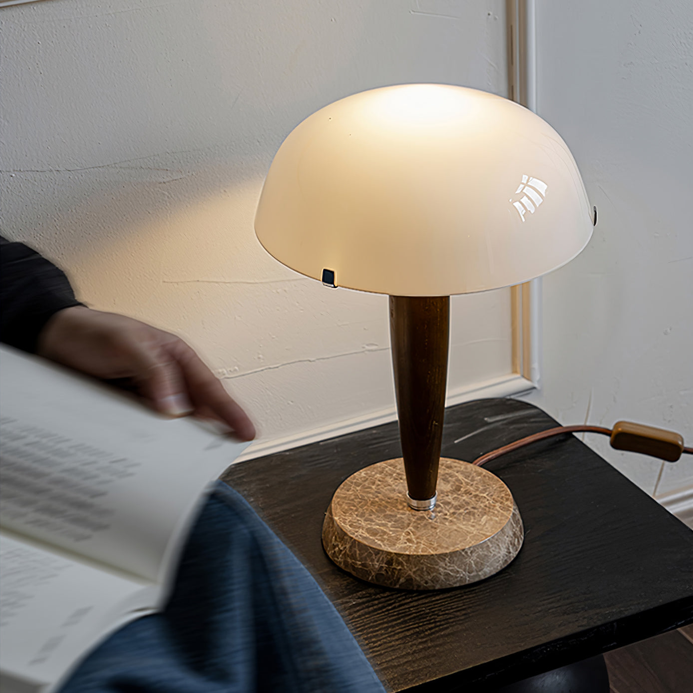 Arius Table Lamp for Warm Welcome Living Room Ambience