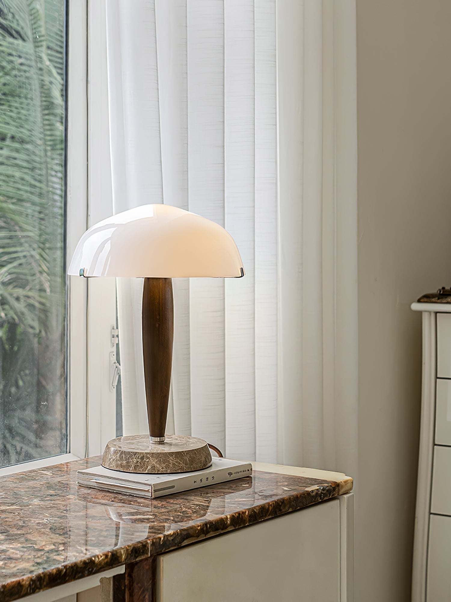 Arius Table Lamp for Warm Welcome Living Room Ambience