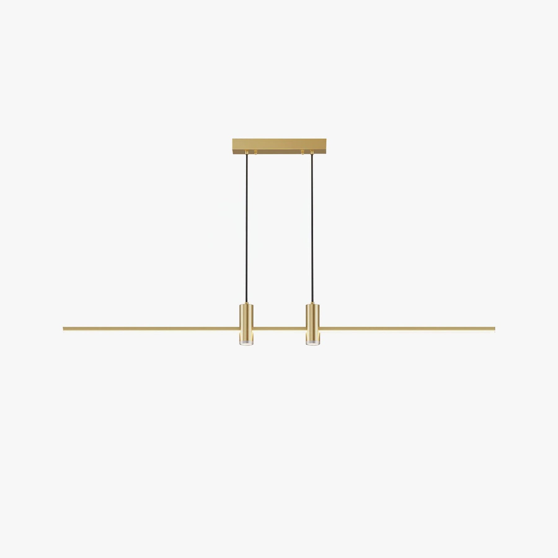 Nexra Minimalist Rectangular Metal LED Pendant Lamp