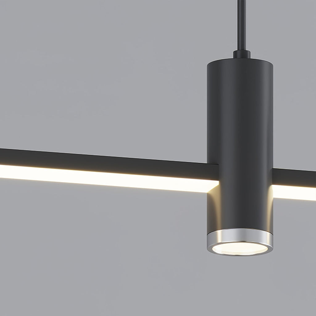 Nexra Minimalist Rectangular Metal LED Pendant Lamp