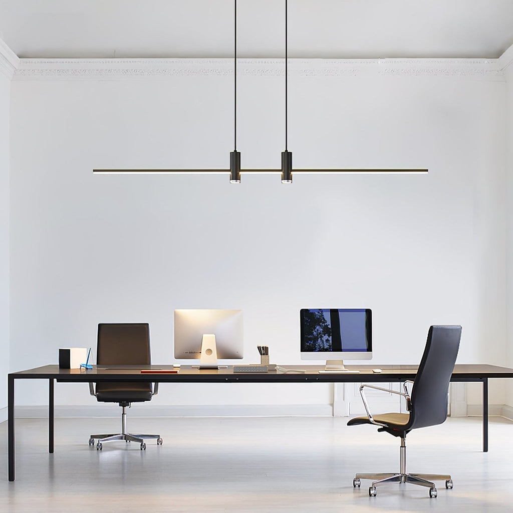 Nexra Minimalist Rectangular Metal LED Pendant Lamp