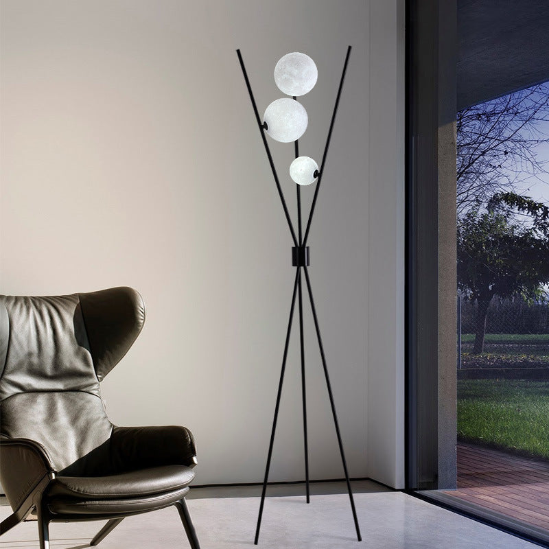 AstraMoon Dual Moon Lamp Floor and Table Light for Modern Living Spaces
