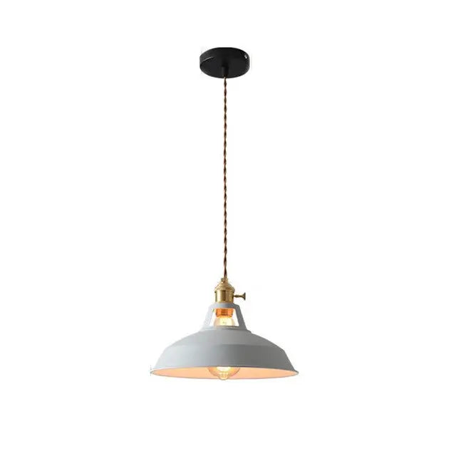 NovaCrest Colorful Retro Pendant Lamp in Seven Vibrant Shades