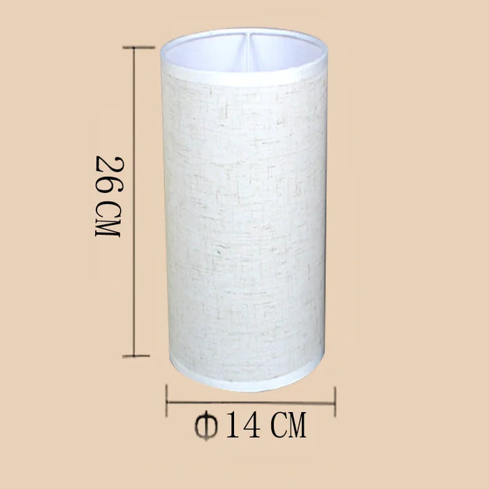 Aera Linen Shade | Straight Linen Lampshade for Homes