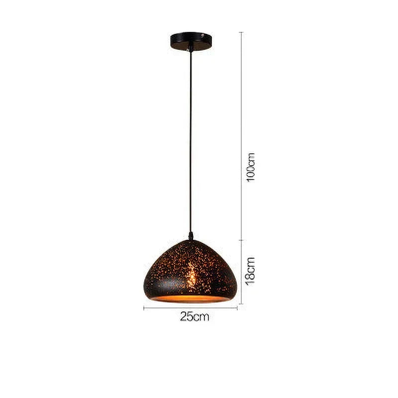 Havren Vintage Iron Pendant Light For Scandinavian Loft