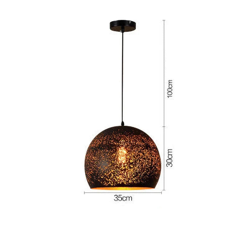 Havren Vintage Iron Pendant Light For Scandinavian Loft