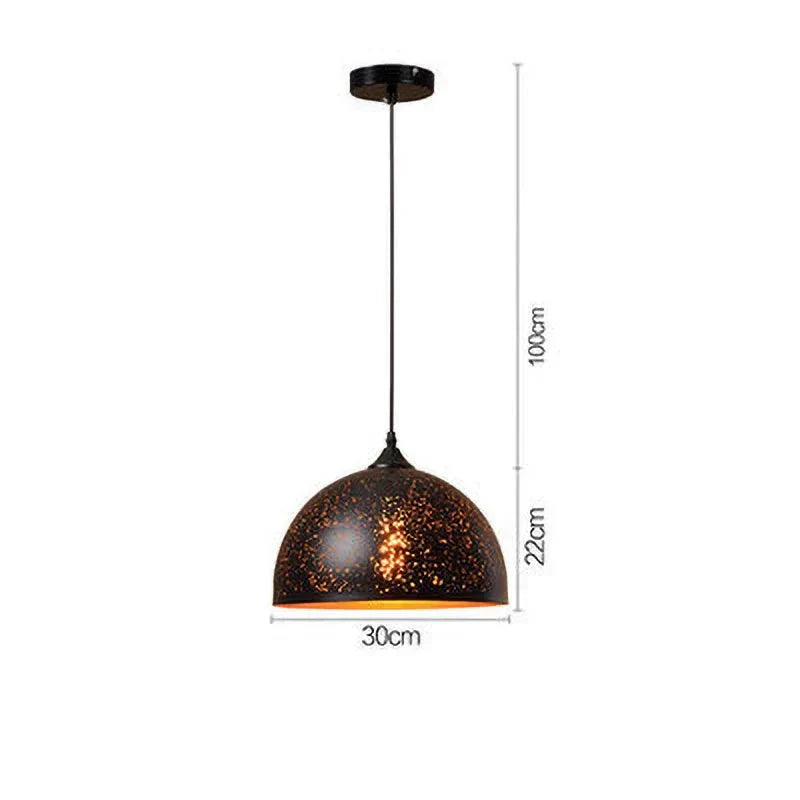 Havren Vintage Iron Pendant Light For Scandinavian Loft