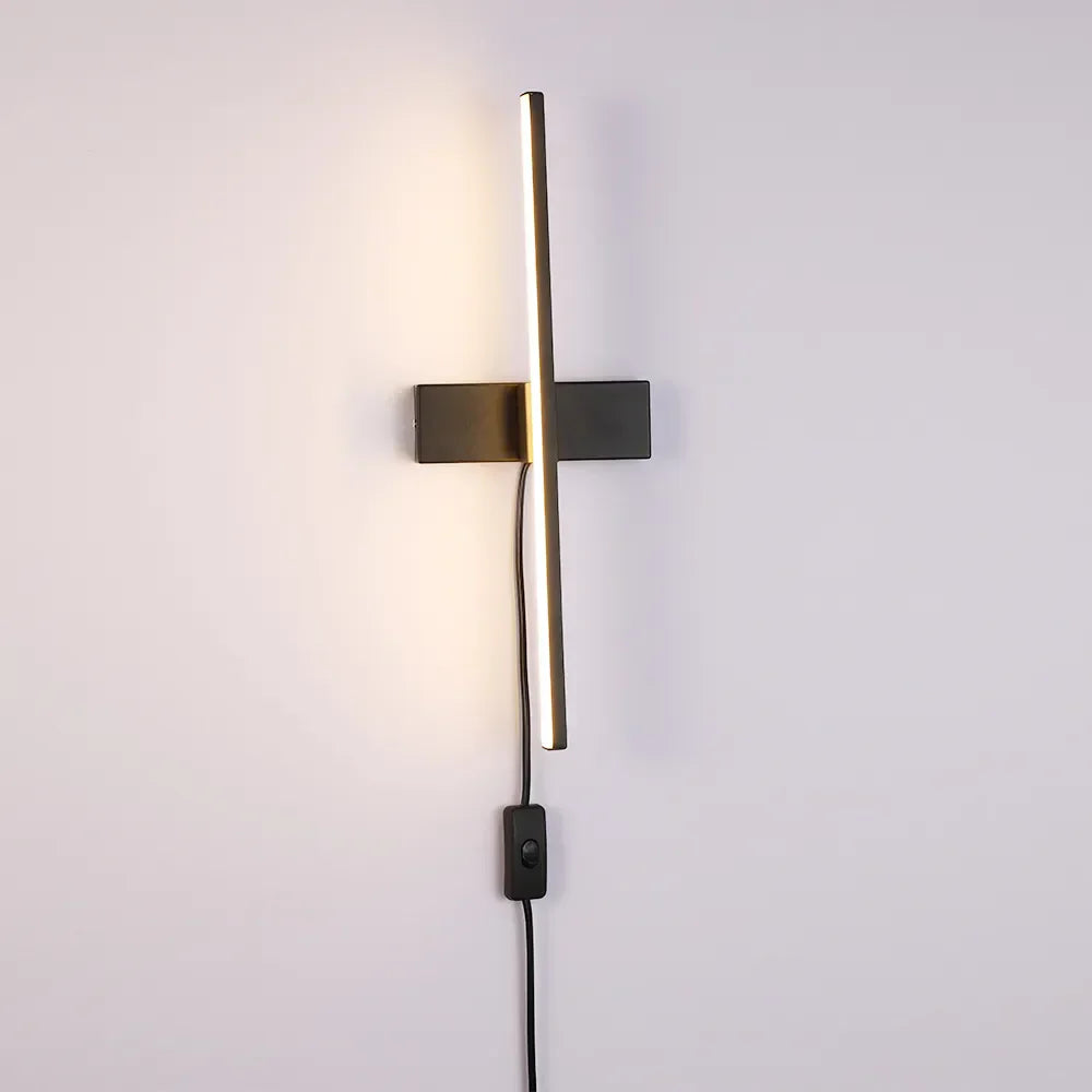 Asteri Nordic LED Wall Lamp With Adjustable Arm Built In Plug