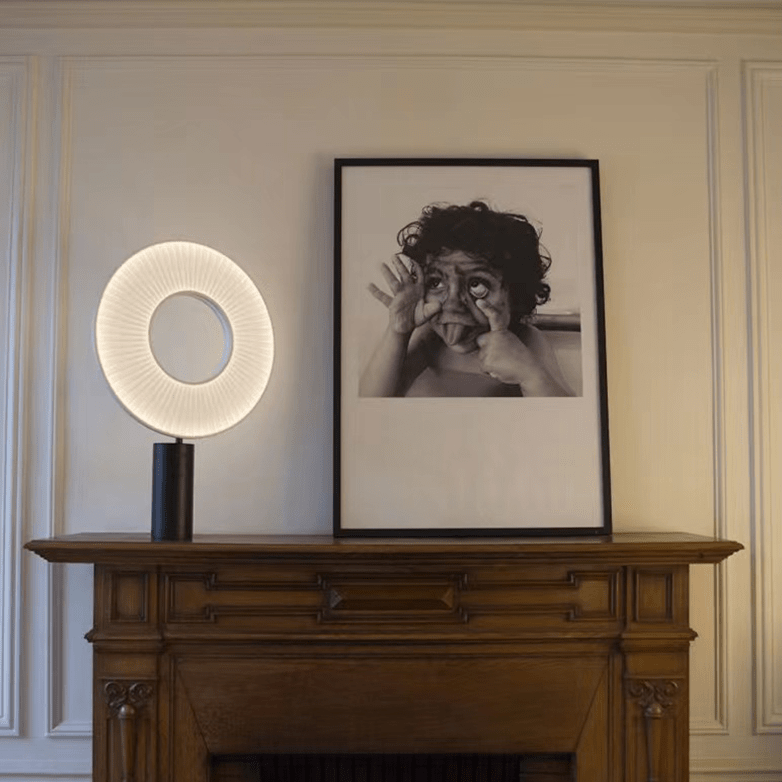 SolaraGlow Solar LED Table Lamp for Warm White Light