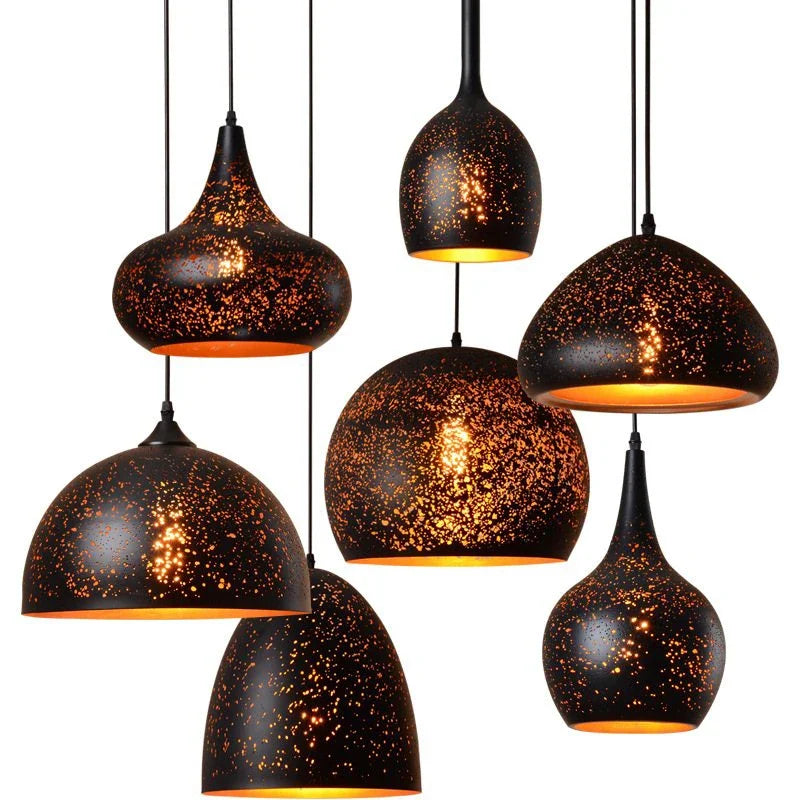 Havren Vintage Iron Pendant Light For Scandinavian Loft