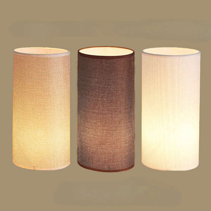Aera Linen Shade | Straight Linen Lampshade for Homes
