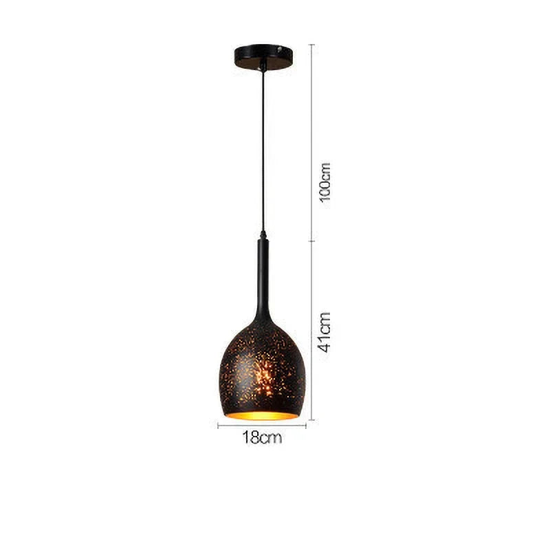 Havren Vintage Iron Pendant Light For Scandinavian Loft