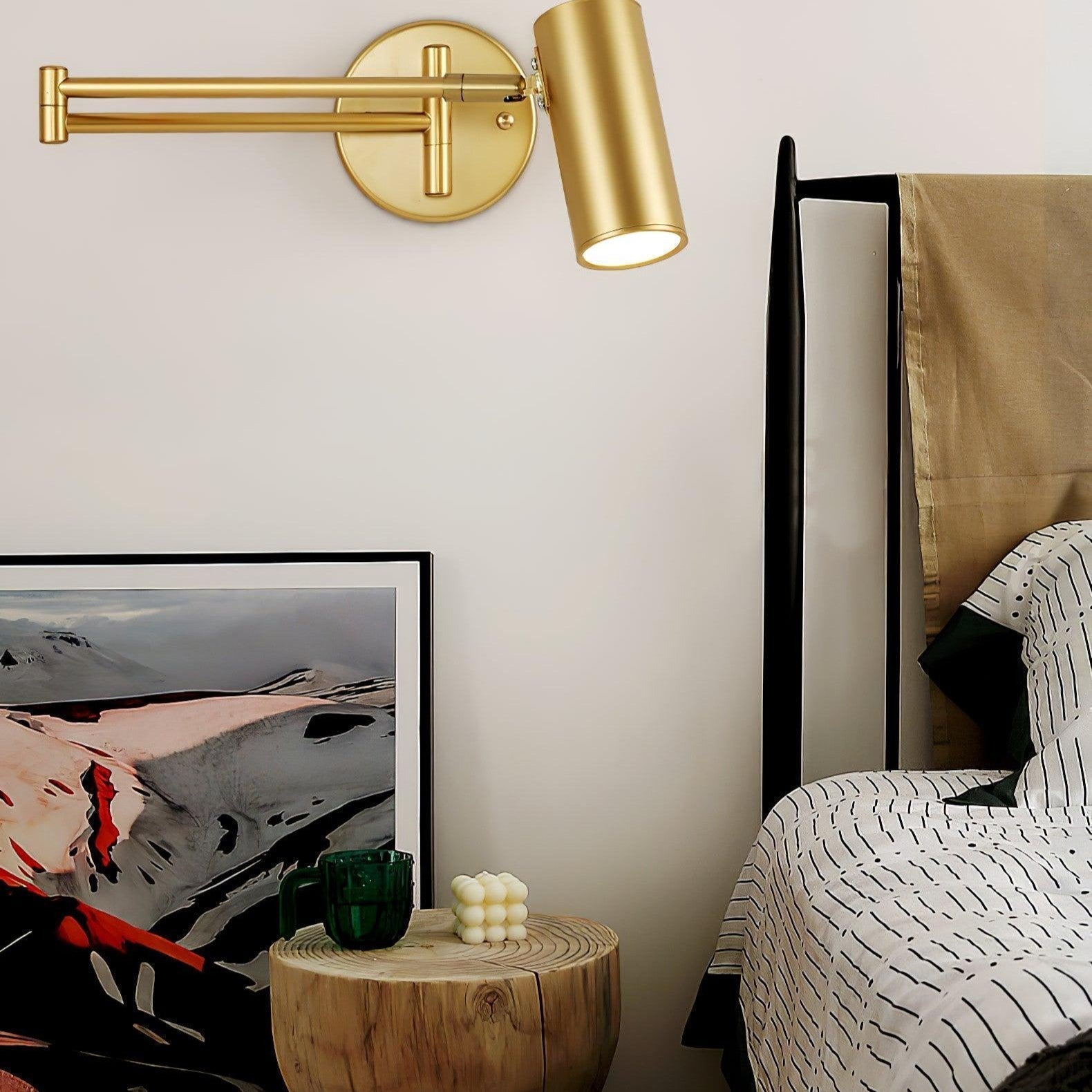 Aeris Wall Lamp Adjustable Modern Metal Bedside Light